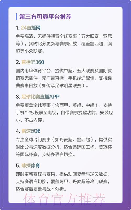 观看世界杯免费直播的顶级平台精选推荐